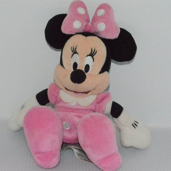 Disney Store Minnie Mouse Plush Bean Bag Plush Toy - Picture 2 of 8